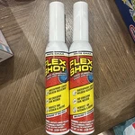 Flex Shot White Rubber Adhesive Sealant Caulk 8 Ounce Tubes ( Qty 2 Pack ). Fixed Price $25.00.