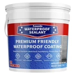 Polyurethane Waterproof Coating, 1 Gallon, Light Grey, Flexible Sealant. Fixed Price $59.84.