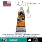 Gorilla Max Strength Construction Adhesive Clear Formula Waterproof. Fixed Price $14.99.