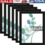 6 Pack 18X24 Picture Frames Wall Mount Ideal Family Photos & Art Prints New. Fixed Price $77.77.