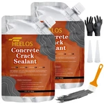 Concrete Crack Filler 2-PACK Grey Self-leveling Cement Sealant High Elasticity. Fixed Price $45.87.