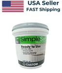 Custom Building Products Simpleset Pre-mixed Thin-set Mortar 1 Qt. Fixed Price $19.89.