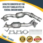 Catalytic Converter Set For 2016 2017 Cadillac Cts 3.6L Federal Emission Model. Fixed Price $736.35.