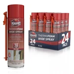 Krakenbond Thermafoam Wide Spray Polyurethane 16OZ 24PK Firerated-straw Use. Fixed Price $389.99.