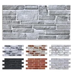Commomy 12PCS Faux 3D Wall Panels Peel And 22.8" 11.8", Large Stone-a. Fixed Price $84.92.