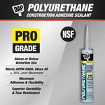 Dap Pro Grade Gray Polyurethane Construction Sealant 10.1 Oz 7079818814. Fixed Price $14.00.