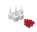The Solution For Dried Caulk Tubes (pack Of 5) With 50 Cap, Red Caul.... Fixed Price $28.19.