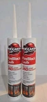 Lot Of 2 Kraken Bond Fire Block Caulk Acrylic Sealant 10.1OZ Cartridge White. Fixed Price $15.99.