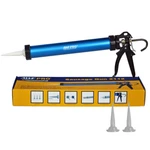 Pro Sausage Caulk Gun, Convertible - 20 Oz Foil Pack And 10 Cartridge, 3 Tips. Fixed Price $39.49.