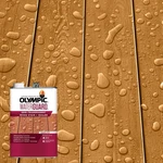 Wood Stain Sealer 1 Gallon Sequoia Red Semi Transparent Olympic Waterguard. Fixed Price $51.99.