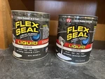 Flex White Liquid Rubber Sealant Oz LFSWHTR32 Brush Dip Roll Pour. Fixed Price $35.00.