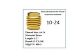 Ez-lok P/n 400-3 10-24 Threaded Brass Insert For Wood Pieces. Fixed Price $14.99.