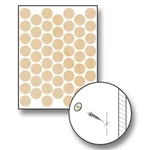 Fastcap Single White Birch Pre-finished Wood 9/16" Dia Psa Cover (52 Caps). Fixed Price $8.99.