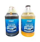 4 Lb. Density Expanding Pour Foam, 2 Part Polyurethane Closed Cell Liquid Foa.... Fixed Price $150.04.