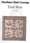 Tool Man Foundation Piecing Quilt Pattern - Northwest Crossing 42" X. Fixed Price $6.95.