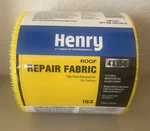 10 Henry 183 Roof Repair Fabric 4"X150' Yellow Flexible Reinforcing Glass. Fixed Price $135.00.