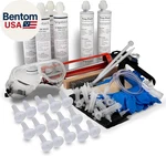 6 10 Ft Diy Foundation Wall Crack Repair Kit, Waterproof Epoxy Concrete Fi. Fixed Price $412.01.