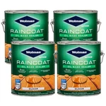 Wolman 12386 Raincoat Clear Sealer Oil Base Semi-gloss Gal 4 Pack. Fixed Price $165.99.