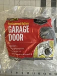 Garage Door Bottom Weather Replacement Black Vinyl 9'X2.5" New Sealed. Fixed Price $22.00.