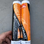 2 Grey Welluck Silicone Caulk, 100% Waterproof Sealant Adhesive Caulking -h. Fixed Price $40.00.