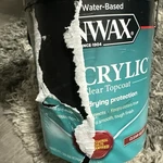 Minwax Polycrylic 15555000 Waterbased Polyurethane, Gloss, Liquid, Crystal. Fixed Price $30.00.