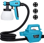 Paint Sprayer, 800W Hvlp 1100ML/MIN Electric Gun With 2.5M Air Hose,. Fixed Price $114.47.