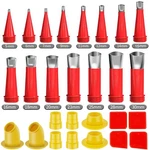 27 Pcs Caulking Finisher Kit, Reusable Nozzle Coating 15 No.... Fixed Price $15.29.