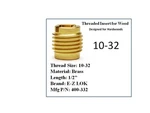 E-z Lok P/n 400-332 10-32 Threaded Brass Insert For Wood Pieces. Fixed Price $14.99.