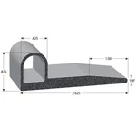Fairchild RS1030-50 Seal, Epdm Rubber, Black, Ft. Fixed Price $251.09.