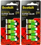 Scotch Single Use Super Glue Gel Metal Leather Ceramic Rubber Plastic - 2 Pack. Fixed Price $10.99.