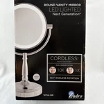 Zadro Mirror Led Lighted Makeup 10X/1X Magnification & Cordless New. Fixed Price $49.99.