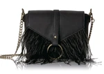 Fix Courtney Ring Feather Cross-body Bag, Black. Fixed Price $19.97.