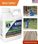 Eco-friendly Waterproof Wood Sealer Odorless & Safe For Plants, Pets (16 Oz). Fixed Price $71.98.