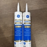 2 Siliconized Acrylic Advanced Window & Door Sealant, White, 10 Oz. Cartridge. Fixed Price $20.00.