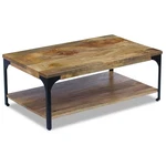 Coffee Table End With Storage Shelf Side Sofa Solid Wood Vidaxl. Fixed Price $150.99.