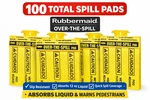 Rubbermaid Spill Pads Caution Rug 17X14 Yellow 100 FG425400YEL. Fixed Price $149.99.