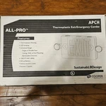 Cooper Lighting Solutions All-pro APCH7R Led Thermoplastic Exit/emergency Combo. Fixed Price $24.99.