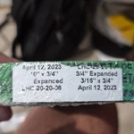 Emseal Classic Log Home Tape 6" 3/4" Expanded LHC-20-20-06 April 12, 2023. Fixed Price $195.00.