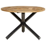 Sturdy Round Dining Table Solid Mango Wood Vidaxl. Fixed Price $273.99.