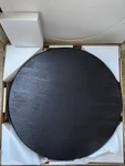 Nib East West Furniture Wirebrushed Black Antique-style Table (top Only). Fixed Price $59.50.