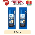 (2 Pack) Ge Big Gaps & Cracks Insulating Foam, Of 1, Yellow, 12 Oz Can. Fixed Price $11.99.