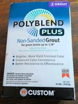 Custom Building Products Polyblend Plus Non Sanded Grout, Brown Velvet - 10 Lb.. Fixed Price $29.95.