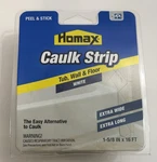 Homax White Silicone Caulk Strip Peel & Stick 1-5/8 In. 16 Ft. Tub Wall Floor. Fixed Price $13.49.