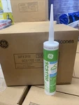 General Electric SCS1700 White Sanitary Silicone Sealant Cartridge - 10.1 Oz.. Fixed Price $18.00.