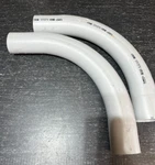 Lot Of 2) 3" Cantex 5133830 90 Degree Conduit Elbow Fitting Gray Pvc 25" Length. Fixed Price $44.99.