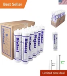 Clear Bioseal Waterproof Caulk & 100% Rtv Silicone Sealant, 10OZ Cart.... Fixed Price $128.38.
