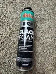 Akfix 892P Black Spray Foam Sealant - Uv Resistant 12 Pack. Fixed Price $89.99.