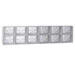 Clearly Secure Glass Block Window Non-vented 46.5" X 11.5" 3.125" White. Fixed Price $166.34.
