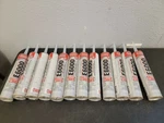 (12) Eclectic Products 232031 Adhesive, E6000 Series, Clear, 10.2 Oz, Cartridge. Fixed Price $110.50.
