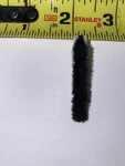 Black Brush Door/window Weatherstrip: 1/4 W/ 3/16 Pile 2-FT Lengths. Fixed Price $9.70.